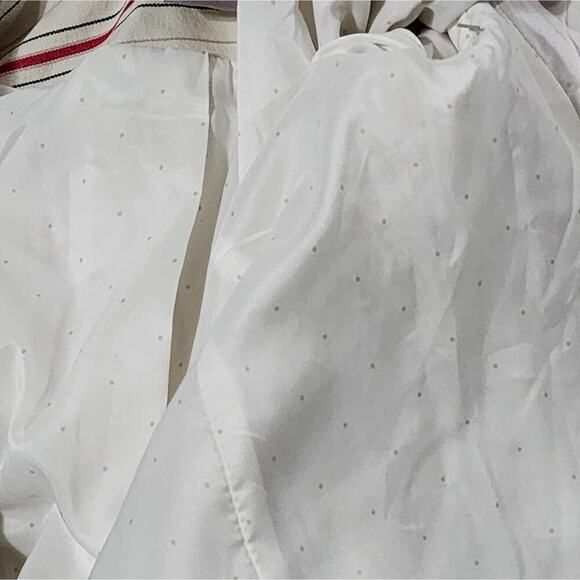 Chico's red and tan super cute nautical striped lined jacket size 1 medium - Picture 6 of 6